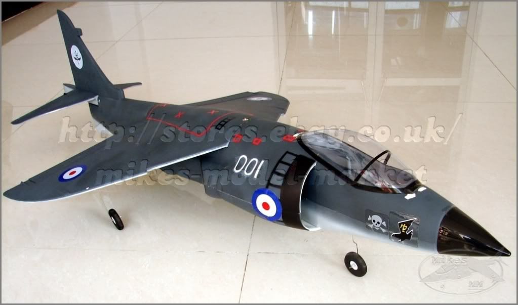 Harrier AV8 RTF RC Plane/Aeroplane Brushless EPS